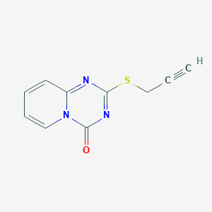 2-Prop-2-ynylsulfanylpyrido[1,2-a][1,3,5]triazin-4-one