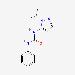 1-phenyl-3-[1-(propan-2-yl)-1H-pyrazol-5-yl]urea