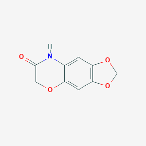 molecular formula C9H7NO4 B270568 6H-[1,3]dioxolo[4,5-g][1,4]benzoxazin-7(8H)-one 