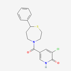 (5-Chloro-6-hydroxypyridin-3-yl)(7-phenyl-1,4-thiazepan-4-yl)methanone