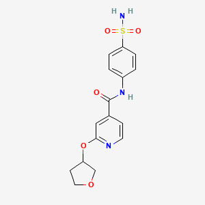 N-(4-sulfamoylphenyl)-2-((tetrahydrofuran-3-yl)oxy)isonicotinamide