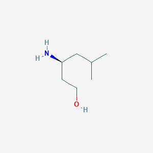 molecular formula C7H17NO B2705714 (s)-3-Amino-5-methylhexan-1-ol CAS No. 759415-90-2