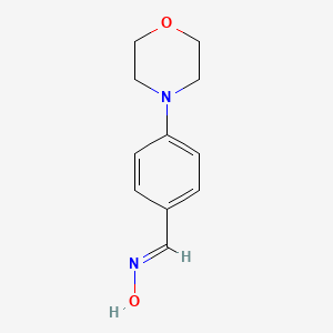 molecular formula C11H14N2O2 B2705733 (Hydroxyimino)(4-morpholin-4-ylphenyl)methane CAS No. 433322-15-7
