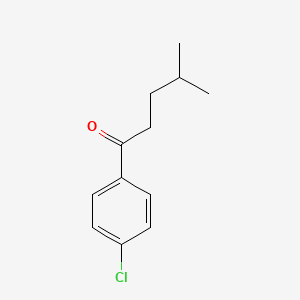 molecular formula C12H15ClO B2705739 1-(4-Chlorophenyl)-4-methylpentan-1-one CAS No. 236418-01-2