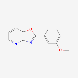 molecular formula C13H10N2O2 B2705746 2-(3-Methoxyphenyl)oxazolo[4,5-b]pyridine CAS No. 52333-61-6