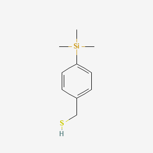 molecular formula C10H16SSi B2705816 p-(Trimethylsilyl)phenylmethanethiol CAS No. 57337-85-6