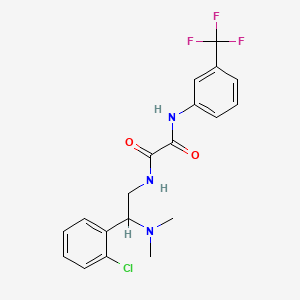 N1-(2-(2-chlorophenyl)-2-(dimethylamino)ethyl)-N2-(3-(trifluoromethyl)phenyl)oxalamide