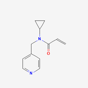 N-cyclopropyl-N-(pyridin-4-ylmethyl)prop-2-enamide