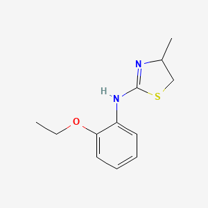 molecular formula C12H16N2OS B2705902 N-(2-乙氧苯基)-4-甲基-4,5-二氢-1,3-噻唑-2-胺 CAS No. 379728-81-1
