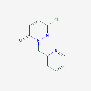 molecular formula C10H8ClN3O B2705907 6-氯-2-(吡啶-2-基甲基)吡啶并[3(2H)-酮] CAS No. 33583-33-4