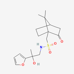 1-{7,7-dimethyl-2-oxobicyclo[2.2.1]heptan-1-yl}-N-[2-(furan-2-yl)-2-hydroxypropyl]methanesulfonamide