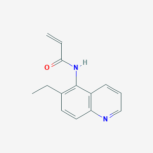 molecular formula C14H14N2O B2705926 N-(6-Ethylquinolin-5-yl)prop-2-enamide CAS No. 2361656-24-6