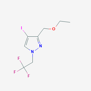 3-(ethoxymethyl)-4-iodo-1-(2,2,2-trifluoroethyl)-1H-pyrazole