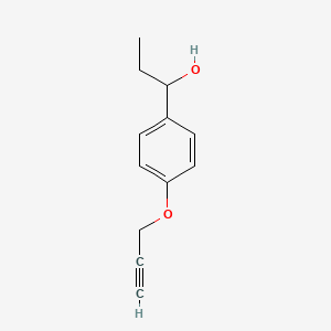 1-[4-(Prop-2-yn-1-yloxy)phenyl]propan-1-ol