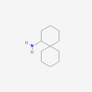 molecular formula C11H21N B2705991 螺[5.5]十一碳烷-5-胺 CAS No. 27992-30-9