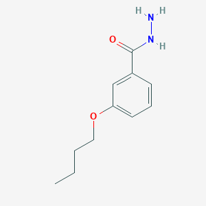 molecular formula C11H16N2O2 B2706014 3-Butoxybenzohydrazide CAS No. 350997-57-8