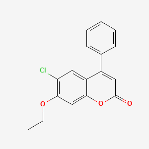 6-chloro-7-ethoxy-4-phenyl-2H-chromen-2-one