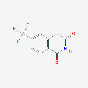 molecular formula C10H6F3NO2 B2706066 6-(Trifluoromethyl)isoquinoline-1,3(2H,4H)-dione CAS No. 501130-54-7