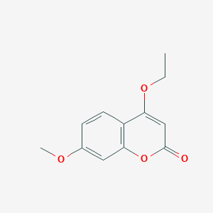 molecular formula C12H12O4 B2706178 4-乙氧基-7-甲氧基香豆素 CAS No. 29064-32-2