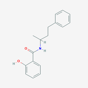 molecular formula C17H19NO2 B270619 2-hydroxy-N-(1-methyl-3-phenylpropyl)benzamide 