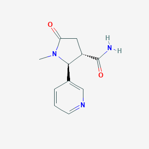 molecular formula C11H13N3O2 B027062 trans-Cotinine Amide CAS No. 939437-34-0