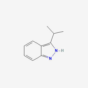 molecular formula C10H12N2 B2706209 3-isopropyl-1H-indazole CAS No. 61485-19-6