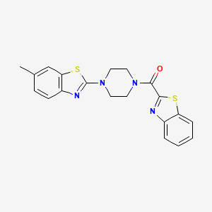 Benzo[d]thiazol-2-yl(4-(6-methylbenzo[d]thiazol-2-yl)piperazin-1-yl)methanone