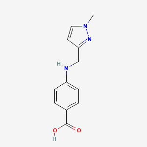 4-{[(1-Methyl-1H-pyrazol-3-YL)methyl]amino}benzoic acid