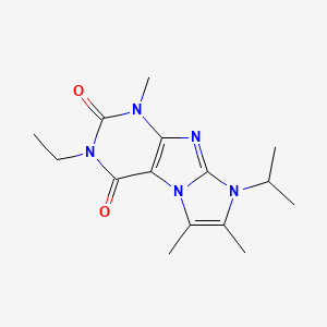 2-Ethyl-4,7,8-trimethyl-6-propan-2-ylpurino[7,8-a]imidazole-1,3-dione
