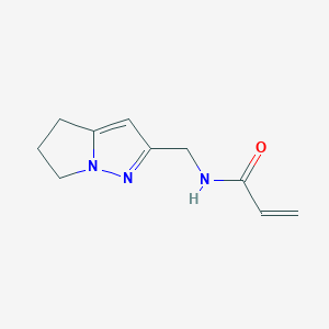 molecular formula C10H13N3O B2706299 N-(5,6-Dihydro-4H-pyrrolo[1,2-b]pyrazol-2-ylmethyl)prop-2-enamide CAS No. 2185980-37-2