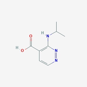 molecular formula C8H11N3O2 B2706311 3-(异丙基氨基)吡啶并[4]-羧酸 CAS No. 1525619-02-6