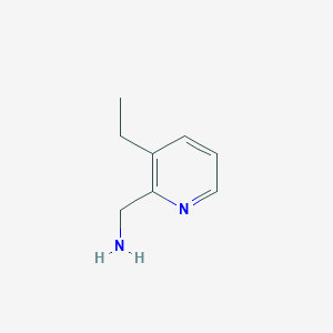 molecular formula C8H12N2 B2706378 (3-乙基吡啶-2-基)甲胺 CAS No. 1550911-04-0