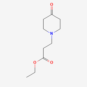 molecular formula C10H17NO3 B2706411 乙酸3-(4-氧代哌啶-1-基)丙酸酯 CAS No. 174774-90-4