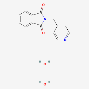 molecular formula C14H14N2O4 B2706437 2-(Pyridin-4-ylmethyl)-2,3-dihydro-1H-isoindole-1,3-dione dihydrate CAS No. 1211085-34-5