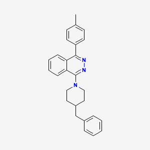 molecular formula C27H27N3 B2706442 1-(4-Benzylpiperidin-1-yl)-4-(4-methylphenyl)phthalazine CAS No. 670268-31-2