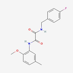 N1-(4-fluorobenzyl)-N2-(2-methoxy-5-methylphenyl)oxalamide