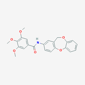 N-(11H-dibenzo[b,e][1,4]dioxepin-2-yl)-3,4,5-trimethoxybenzamide