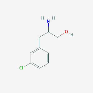 molecular formula C9H12ClNO B2706482 2-氨基-3-(3-氯苯基)丙醇 CAS No. 37844-06-7