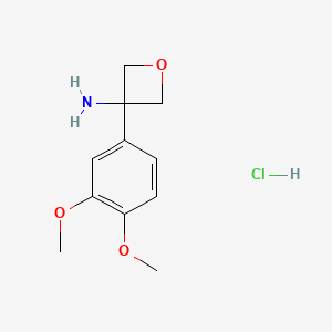 3-(3,4-Dimethoxyphenyl)oxetan-3-amine hydrochloride