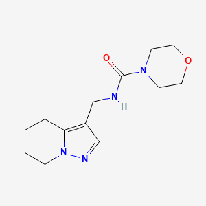 molecular formula C13H20N4O2 B2706510 N-((4,5,6,7-四氢吡唑并[1,5-a]吡啶-3-基)甲基)吗啉-4-甲酸酰胺 CAS No. 2034454-70-9