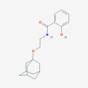 molecular formula C19H25NO3 B270653 N-[2-(1-adamantyloxy)ethyl]-2-hydroxybenzamide 