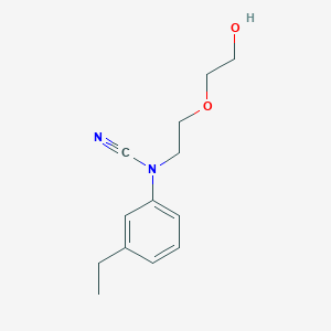 2-{2-[Cyano(3-ethylphenyl)amino]ethoxy}ethan-1-ol