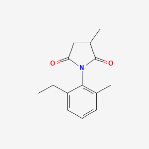 1-(2-Ethyl-6-methylphenyl)-3-methylpyrrolidine-2,5-dione