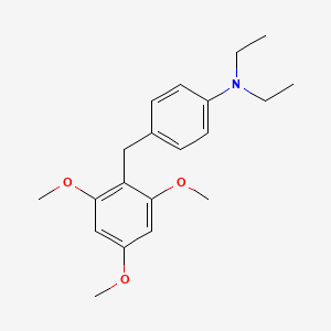 molecular formula C20H27NO3 B2706567 N,N-diethyl-4-[(2,4,6-trimethoxyphenyl)methyl]aniline CAS No. 134627-68-2