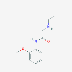 molecular formula C12H18N2O2 B2706587 N-(2-methoxyphenyl)-2-(propylamino)acetamide CAS No. 731776-48-0