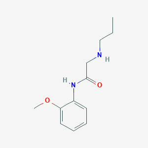 molecular formula C12H18N2O2 B2706587 N-(2-甲氧基苯基)-2-(丙基氨基)乙酰胺 CAS No. 731776-48-0