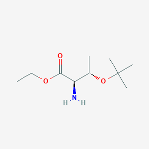 molecular formula C10H21NO3 B2706610 Ethyl (2R,3S)-2-amino-3-[(2-methylpropan-2-yl)oxy]butanoate CAS No. 2287236-73-9