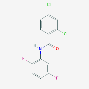 molecular formula C13H7Cl2F2NO B270662 2,4-dichloro-N-(2,5-difluorophenyl)benzamide 