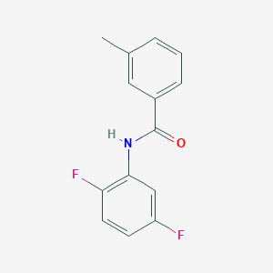 molecular formula C14H11F2NO B270663 N-(2,5-difluorophenyl)-3-methylbenzamide 