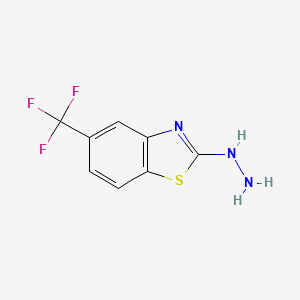 2-Hydrazino-5-(trifluoromethyl)-1,3-benzothiazole